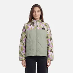 HAKA HONU - Chaqueta Mujer Hija Del Viento Print Laurel