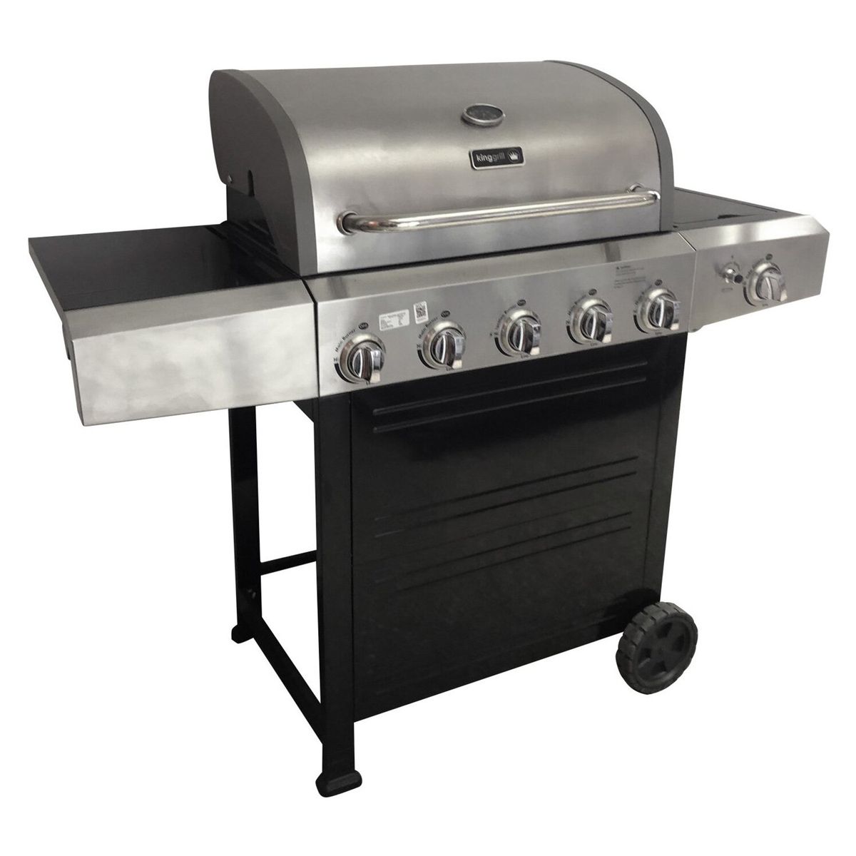 KINGGRILL - Parrilla a Gas de 5Q  1Q Lateral
