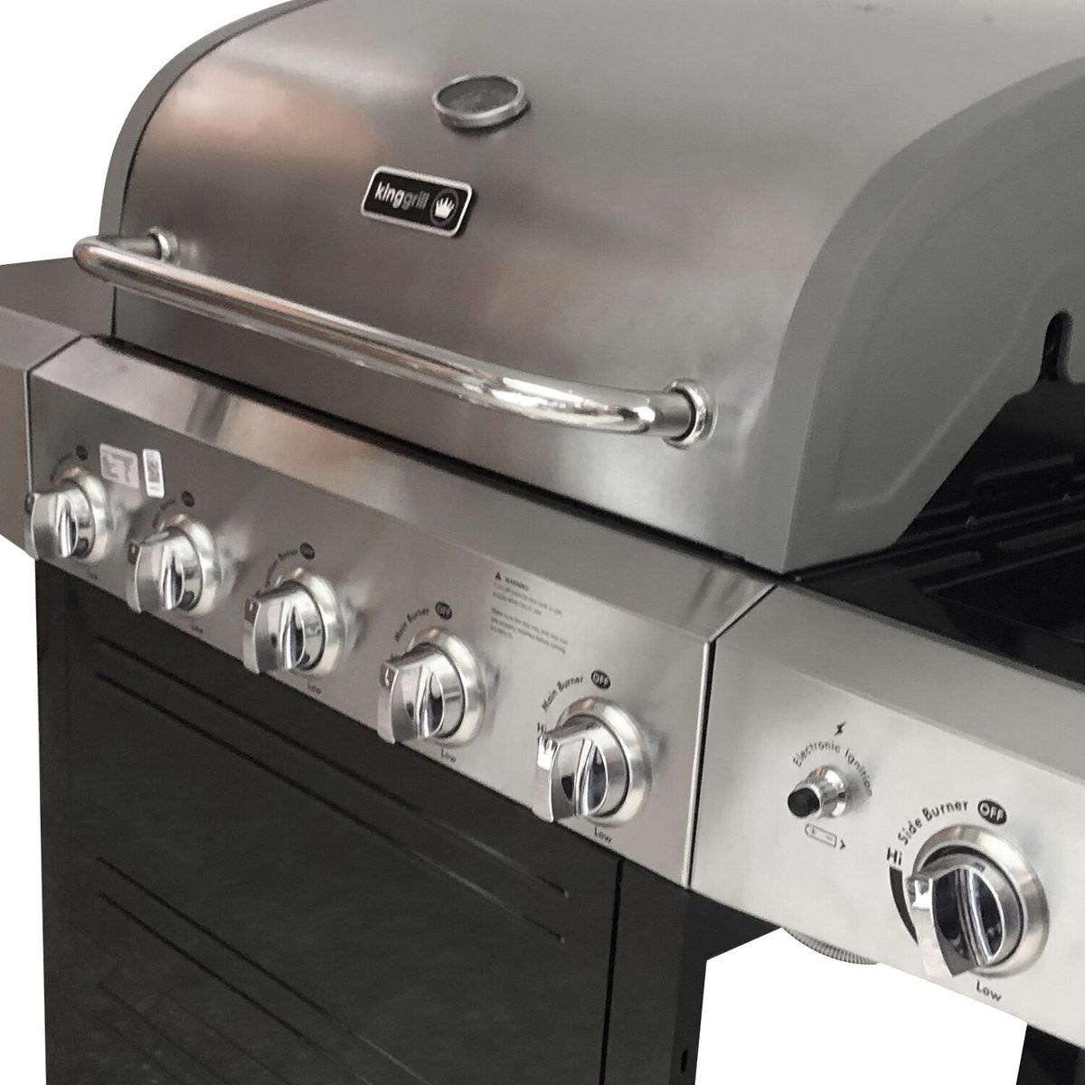 KINGGRILL - Parrilla a Gas de 5Q  1Q Lateral