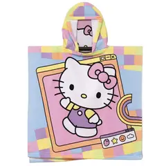WINDSOR - Toalla Hello Kitty Retro Capucha Playa Piscina 60x60 - PS