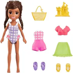 POLLY POCKET - Set Muñeca Look De Playa