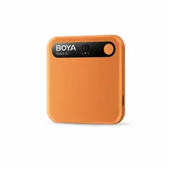 BOYA - Grabador De Voz Digital Pro 64gb Notra Naranja Ia Notas Resumen