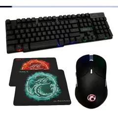 IMICE - Pack Gamer Teclado Ak600 + Mouse X6 3200 + Mousepad S