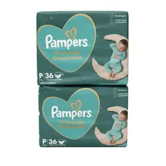 PAMPERS - Pañales Proteccion Insuperable 72 Und Talla P