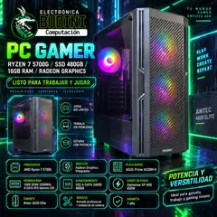 AMD CORP - PC Ryzen 7 5700G / SSD 480GB / 16GB RAM / Radeon Graphics