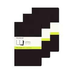 MOLESKINE - Set 3 Libretas Cahier Grande Plana 13x21cm