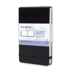 MOLESKINE - Album Acuarela 200gr T. Dura Negra 9x14cm