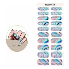 GENERICO - Sticker para Uñas Gel, Lampara Uv, Nordvik, Celeste Galactico