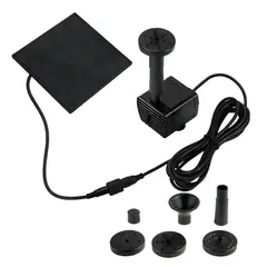 GENERICO - Bomba para fuente de agua 1.4w sumergible con panel solar