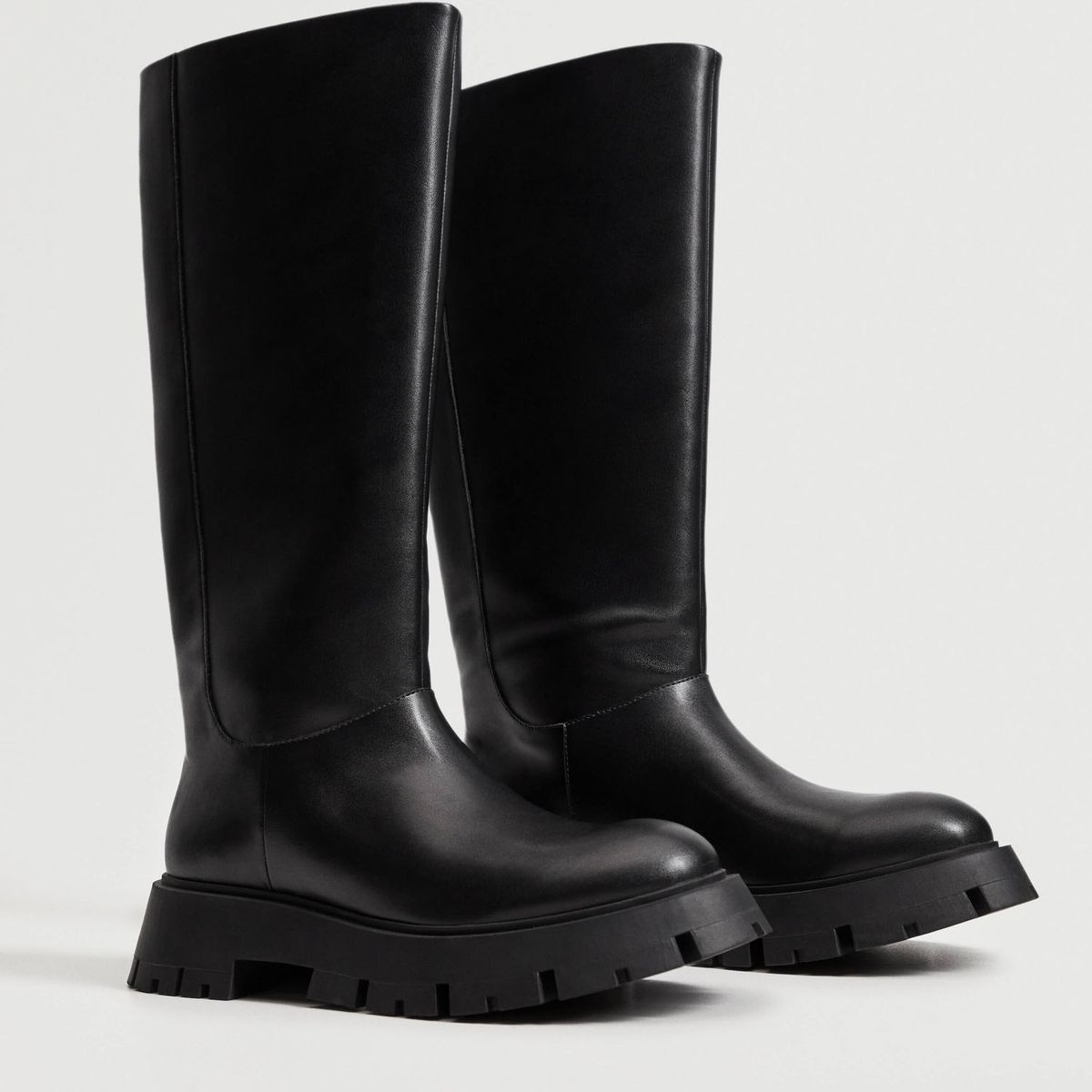 MANGO - Mango Bota Mujer Negro