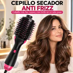 MOVI - Cepillo Alisador Secador 3 en 1 Anti Frizz