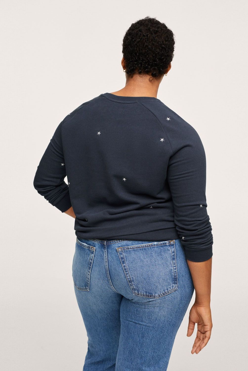 MANGO - Poleron Algodón Estrellas Marga Mujer