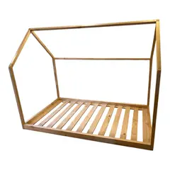 GENERICO - Cama Casita Clasica Montessori Plaza Media