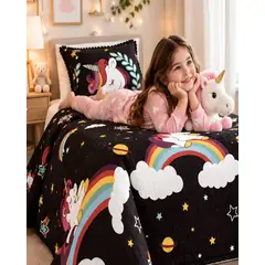 MYLHOGAR - Set Quilt Verano 1.5 Plazas + Almohada + Funda De Almohada