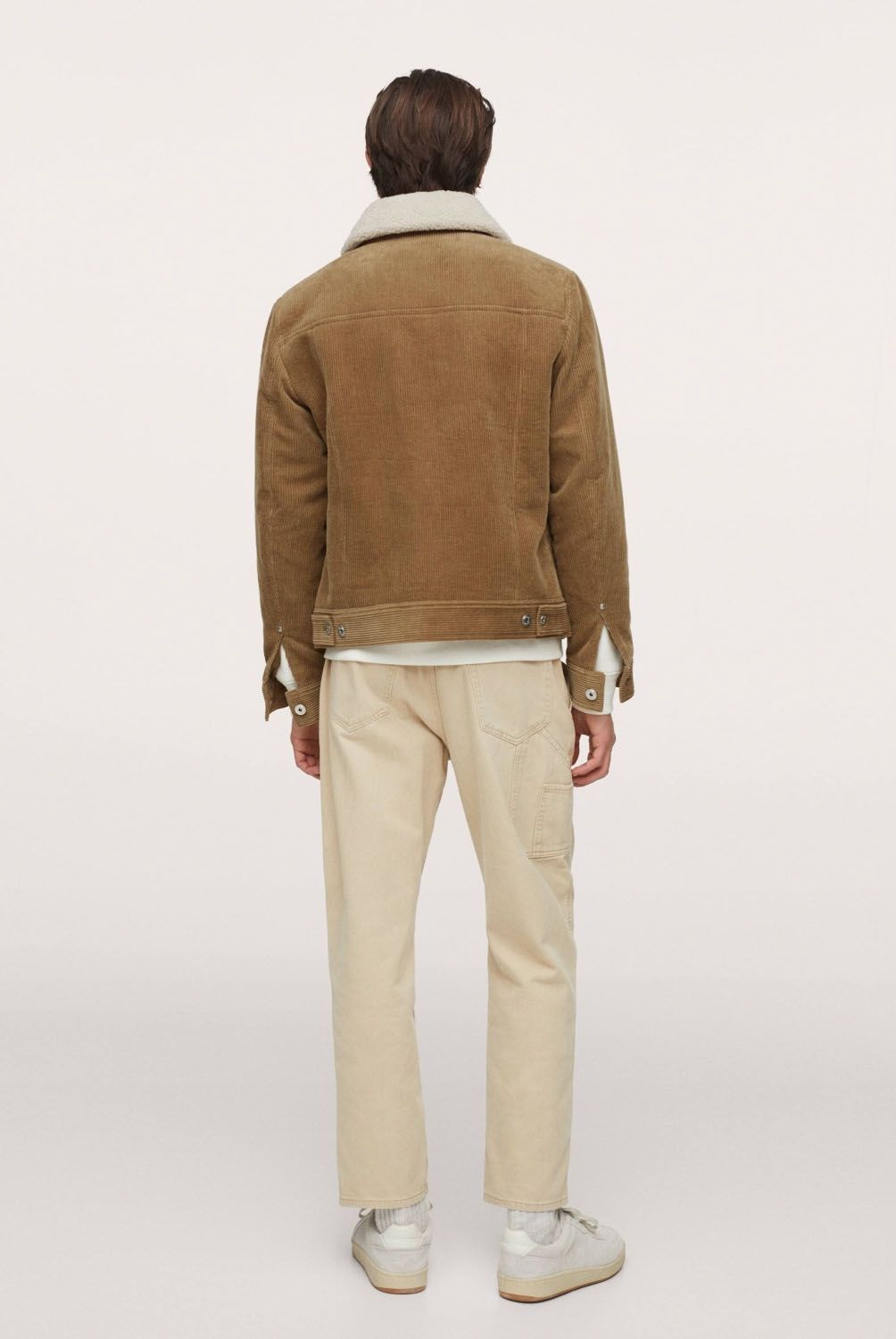 MANGO MAN - Chaqueta Pana Interior Chiporro Hombre