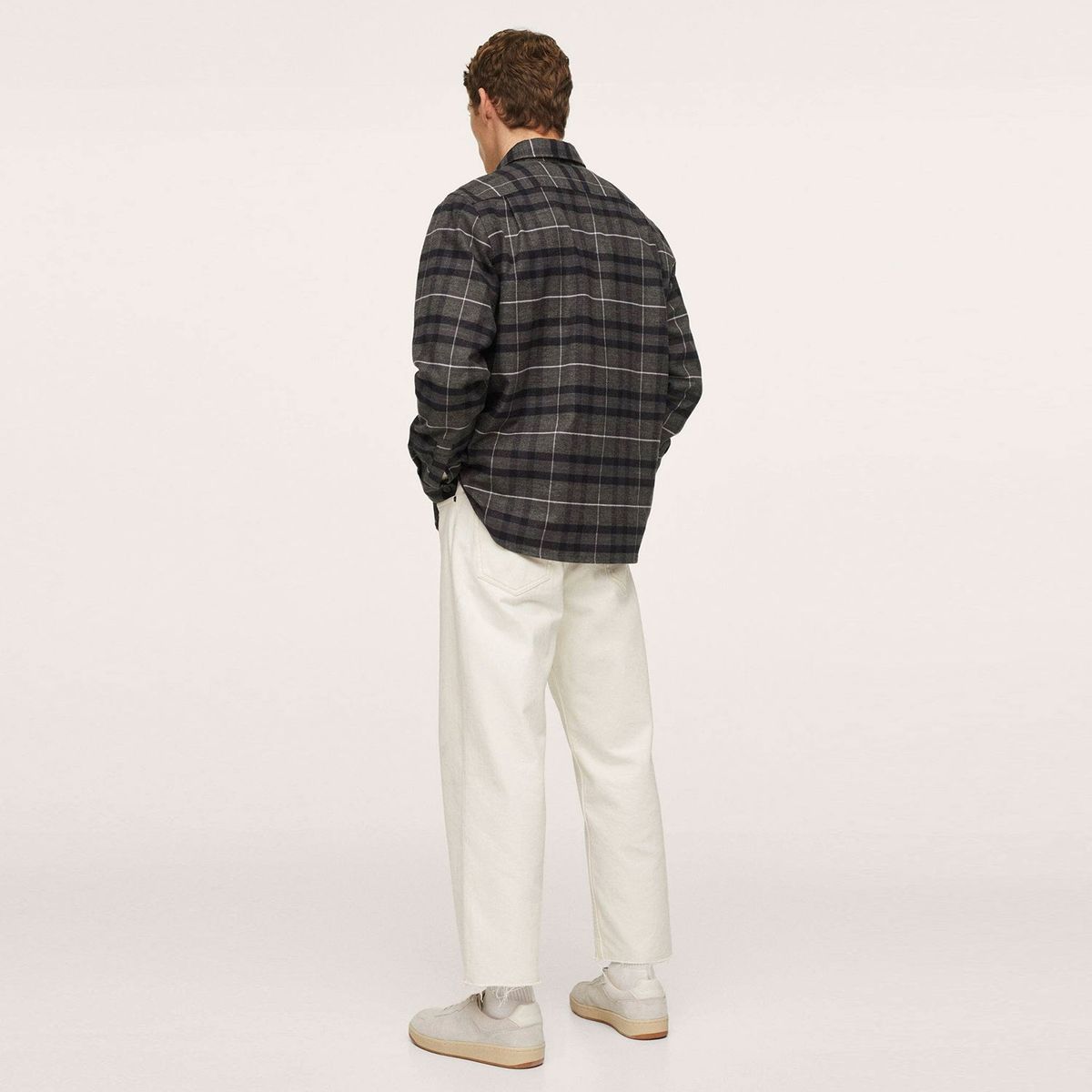 MANGO MAN - Sobrecamisa Franela Cuadros