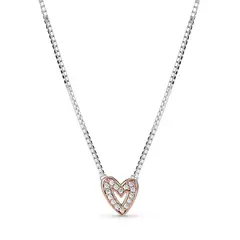PANDORA - Collar Corazón Diseño Libre Mujer