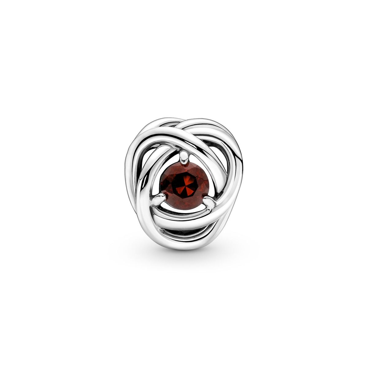 PANDORA - Charm Círculo Eternidad Rojo Mujer Pandora