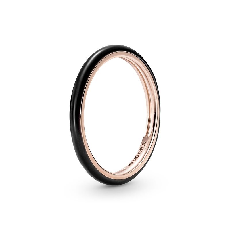 PANDORA - Anillo Esmalte Negro Pandora Me Mujer Pandora