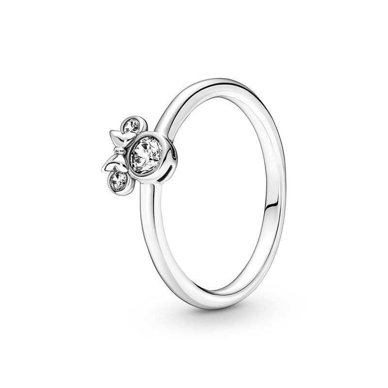 PANDORA - Anillo Cabeza Reluciente Minnie Mouse De Disney De Plata Mujer Pandora
