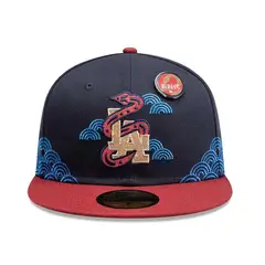 NEW ERA - Jockey Gorra 59Fifty Los Angeles Dodgers MLB Lunar New Year Azul
