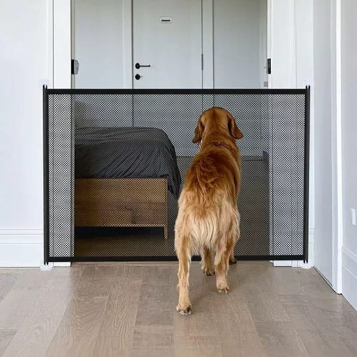 ANKO PET - Malla Puerta De Seguridad Para Mascotas Y Bebes Proteccion Hogar 130*75cm