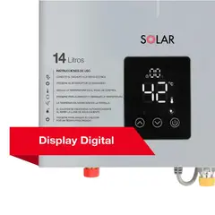 RHEEM - Calefont 14 litros Gas natural Tiro forzado