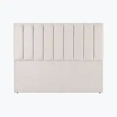 IVI HOME - Respaldo de cama King crudo Felpa Tubular con soporte a piso