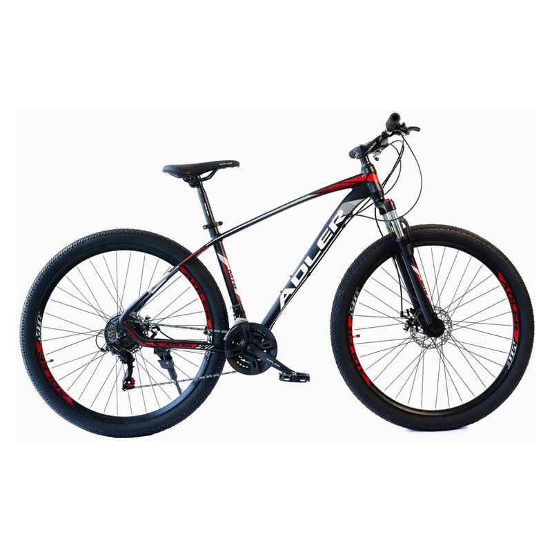 ADLER - Bicicleta Mountain Bike Adler 29 Negro/Rojo
