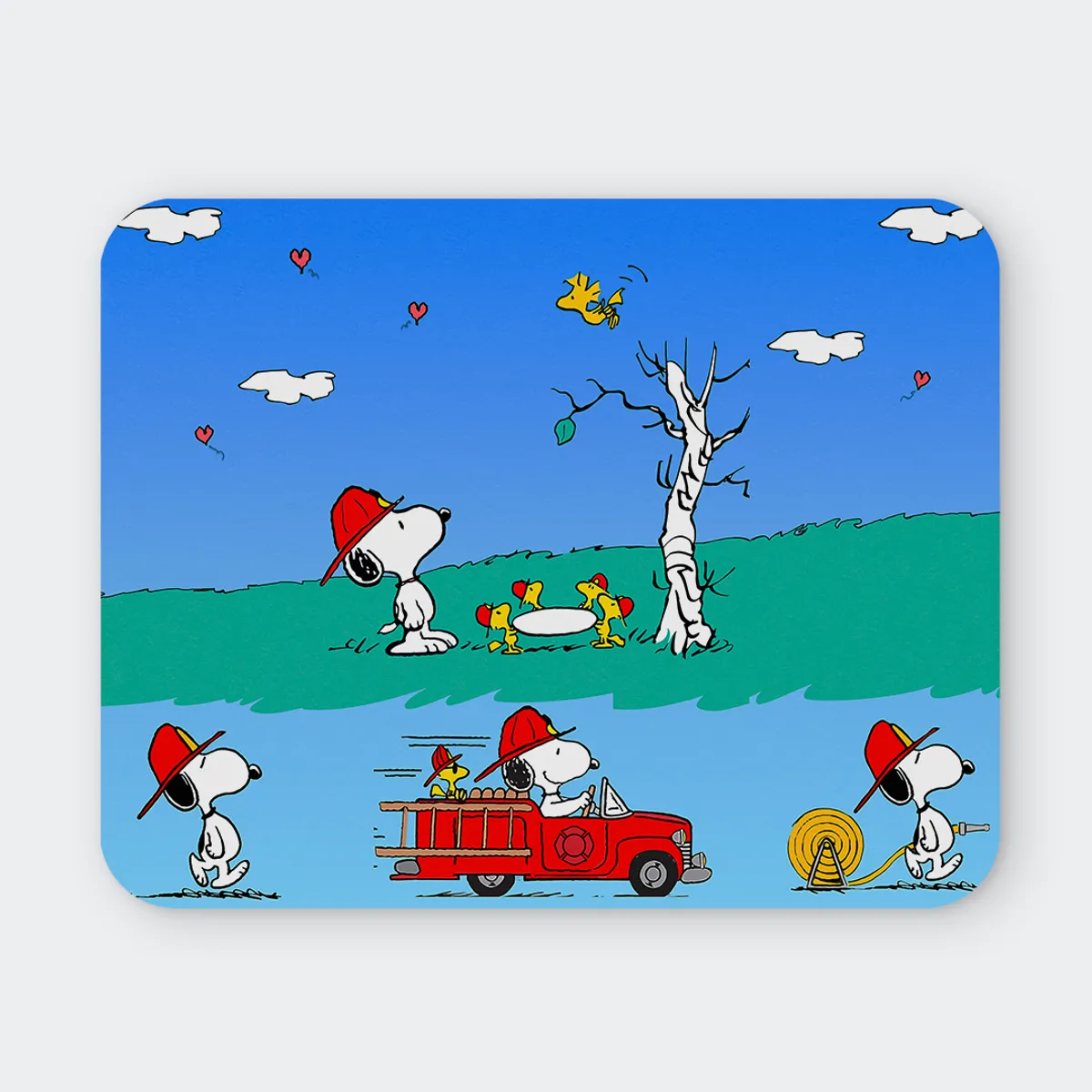GENERICO Mousepad 20x24 cm - Peanuts Snoopy Bombero | Falabella Chile