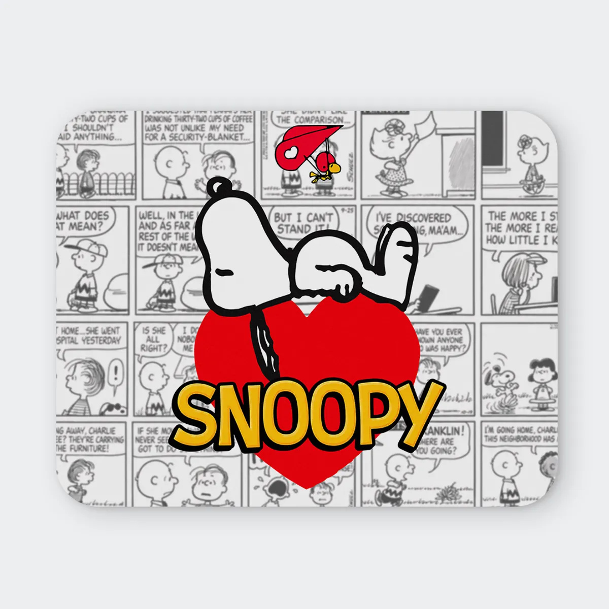 GENERICO Mousepad 20x24 cm - Peanuts Snoopy Corazón Cómic | Falabella Chile