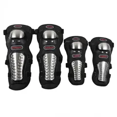 GENERICO - Set De Rodillera Y Codera Para Moto Y Bicicleta