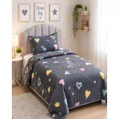 MYLHOGAR - Cubrecama De Verano 1.5 Plazas Quilt Delgado Microfibra Suave