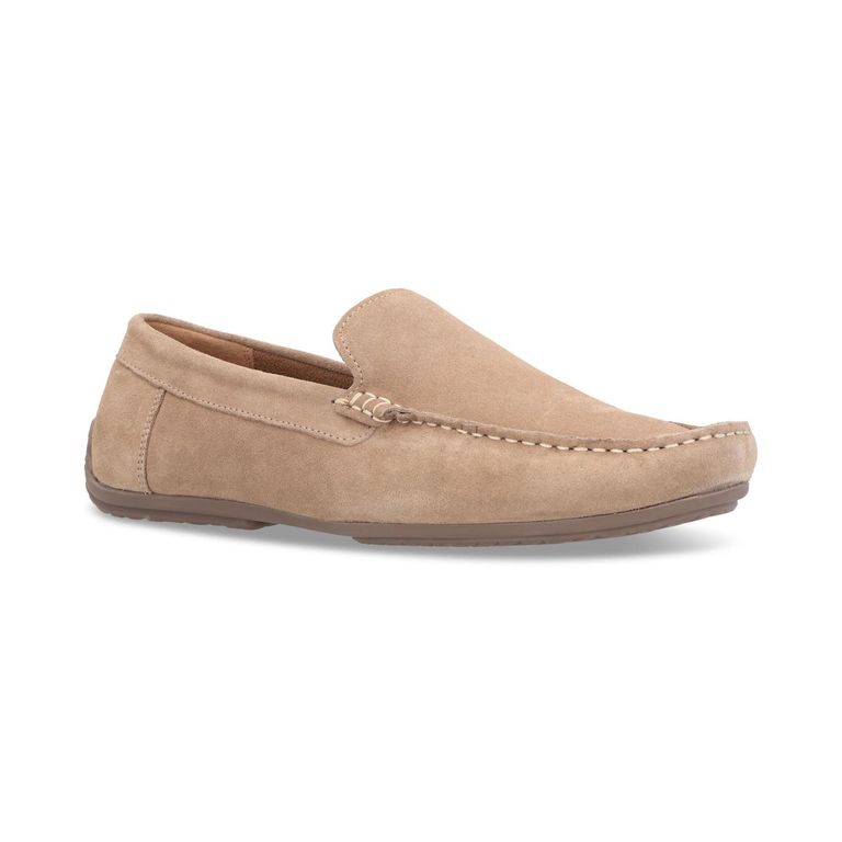Mocasines Hombre Cuero Blanes-4-85 Café