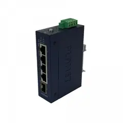 PLANET - IGS-510TF 4-1000 1-SFP IP30 Switch Industrial Riel-DIN Gigabit req12-48V