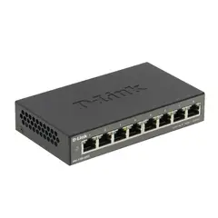 D-LINK - DGS-1100-08V2 versión 2, switch inteligente de 8 puertos 1000, formato no rackeable, con