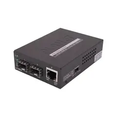 PLANET - GT-1205A Convertidor de Medios Redundante 101001000 con 2 Puertos SFP incl-5VDC2,5A