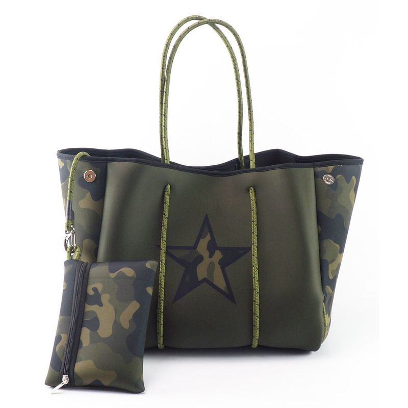 VANE COLLECTION - Cartera Tote Camo Star