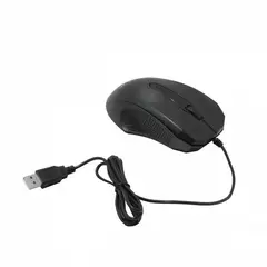 XTECH - XTM165 Ratón con cable USB-AM de 125cm color negro sensor óptico