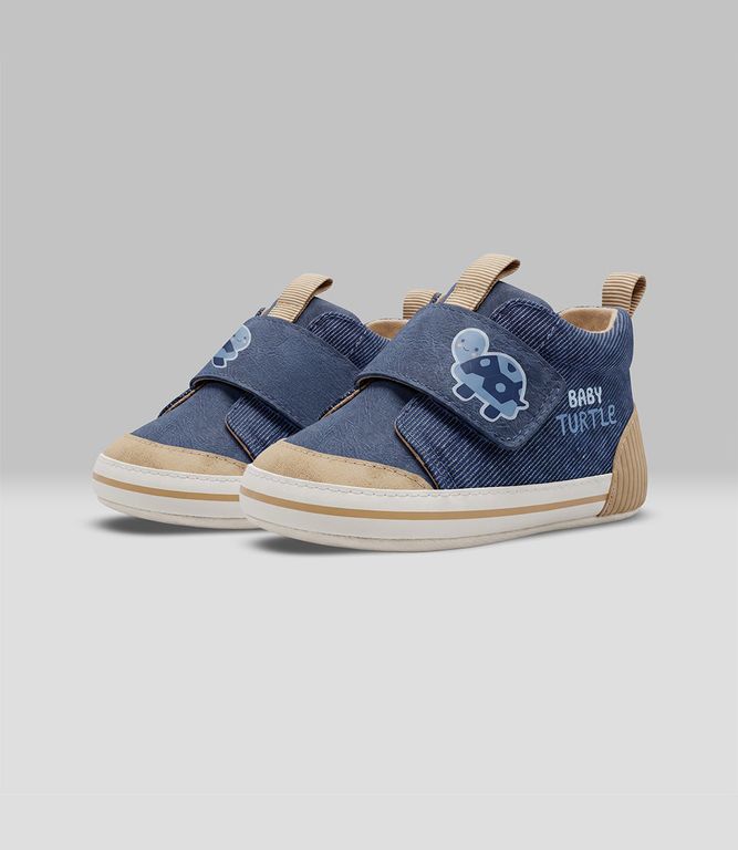 Zapatilla recién nacido B43391270509 denim