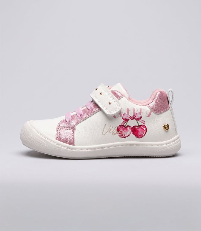 Zapatilla bebé con cherry L45391270803 crudo