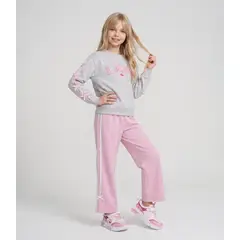 LIMONADA - Conjunto polerón liviano y calza niña L11221270702 rosado