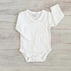 WAWA BABY DESIGN - Body Básico Picot Rosado Algodón Pima Bebé