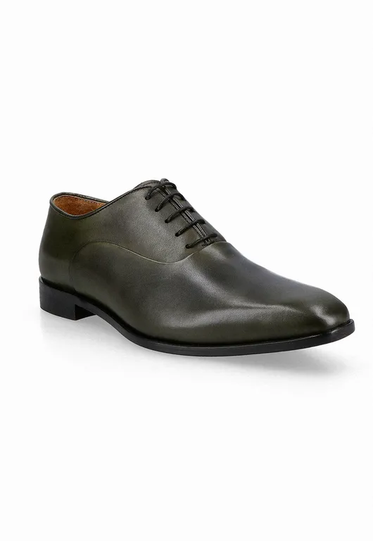 Zapatos Formal Italianos Lucito Plain Toe Bal Oxford Verde