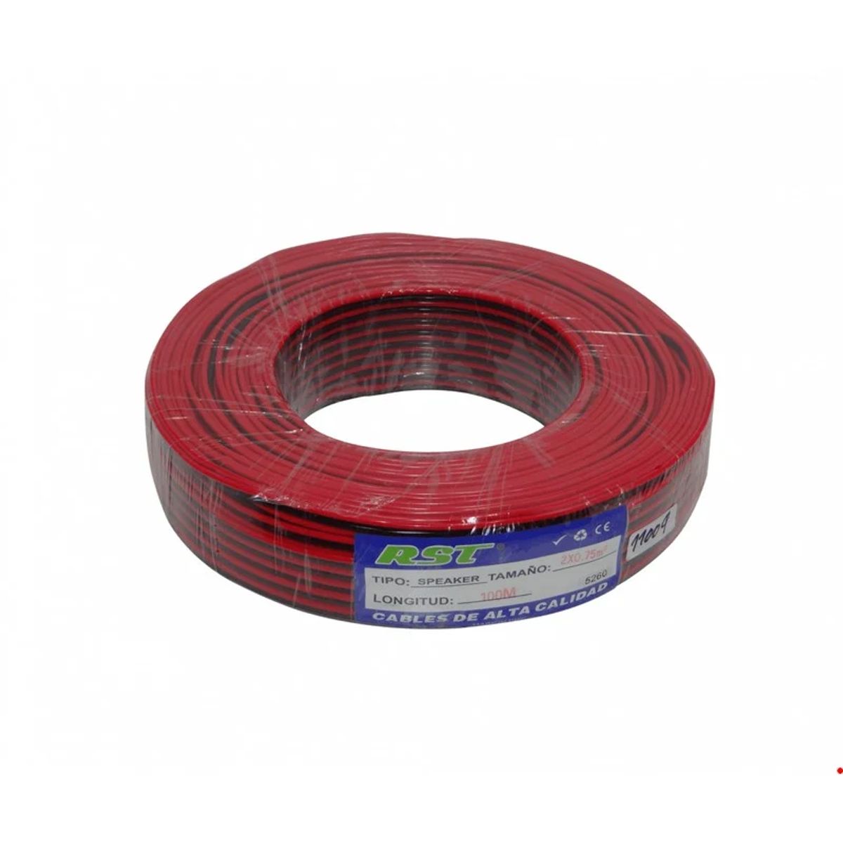 RST - 2X18RN. RST 2x18AWG 2x0,75mm2 Rojo-Negro Paralelo 100mts Cable Parlante