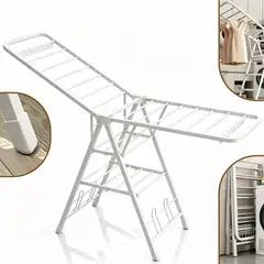 ANENG - Tendedero Plegable Acero Inoxidable Ajustable 180cm 50kg