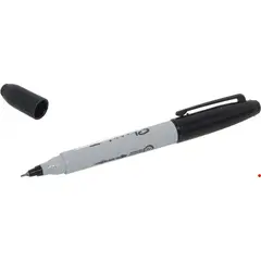 SHARPIE - SHAWI-N Rotulador Permanente de Punta Doble Negro unidad 1805635