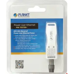 PLANET - POE-TESTER+ Comprobador PoE++ afat Indicador MID-SPAN END-SPAN 1-RJ45