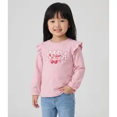 LIMONADA - Polera manga larga bebé cherry L12011270402 rosado