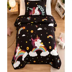 MYLHOGAR - Set Quilt Verano 1.5 Plazas - Incluye Almohada Y Funda